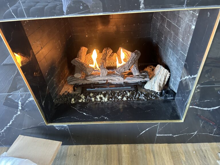 Chimney work sample 2 - masonry repair project
