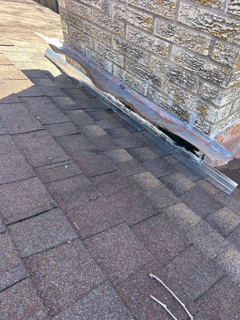 Chimney inspection camera view inside flue