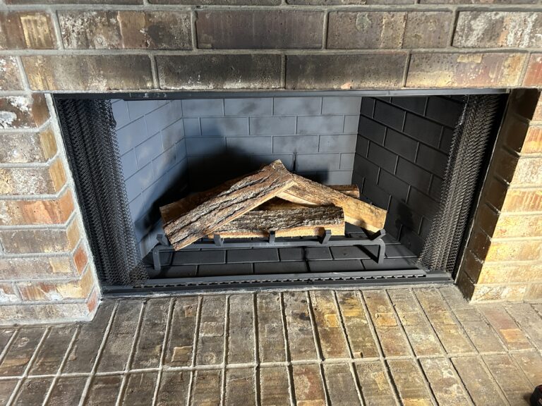 Chimney work sample 6 - fireplace restoration
